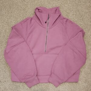 Lululemon 1/4 Zip Cropped Scuba